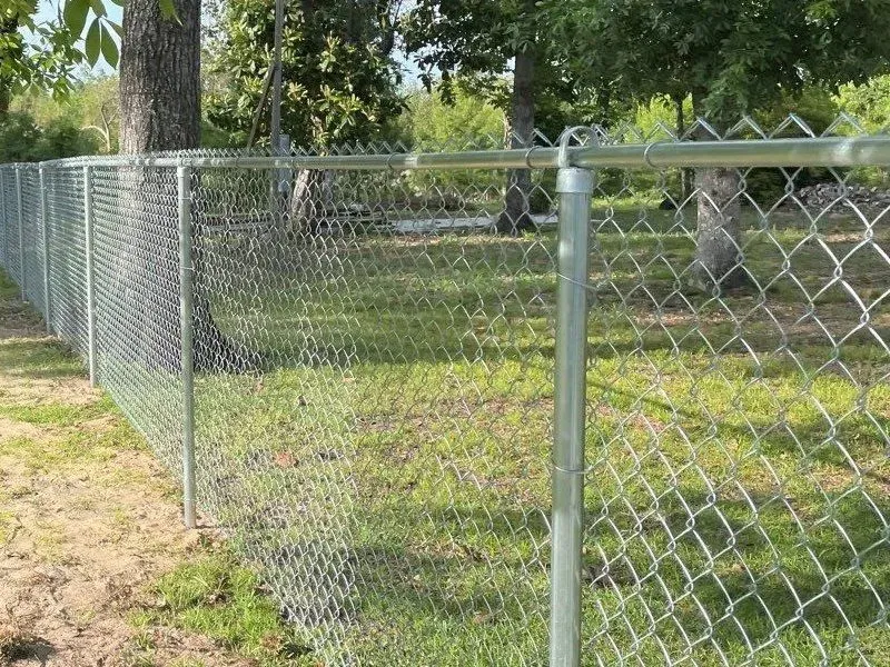 Chain link fence installation in the Northshore area